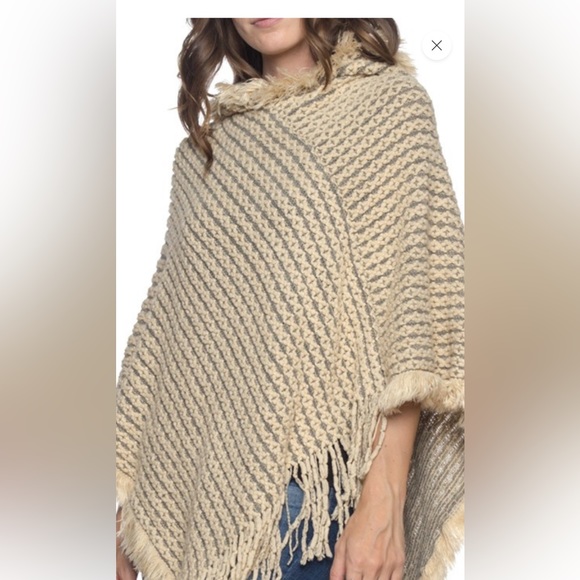 Sweaters - NEW!! Winter Warm Hooded Poncho